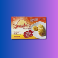 Cassabito de Crackers de yuca sabor Natural (Caja de 24 displays x 4uds x 85grs)